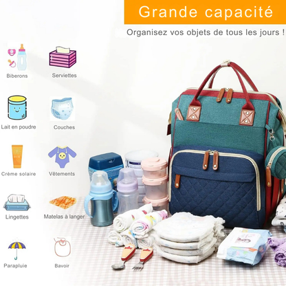 Sac à dos à langer 3-en-1 Prestige Voyage