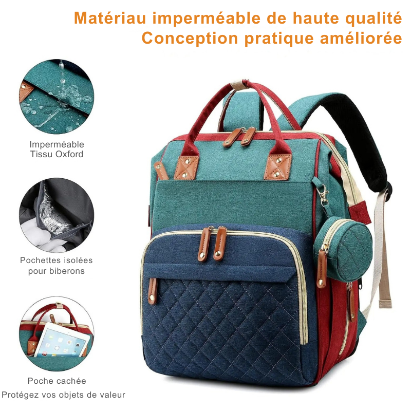 Sac à dos à langer 3-en-1 Prestige Voyage