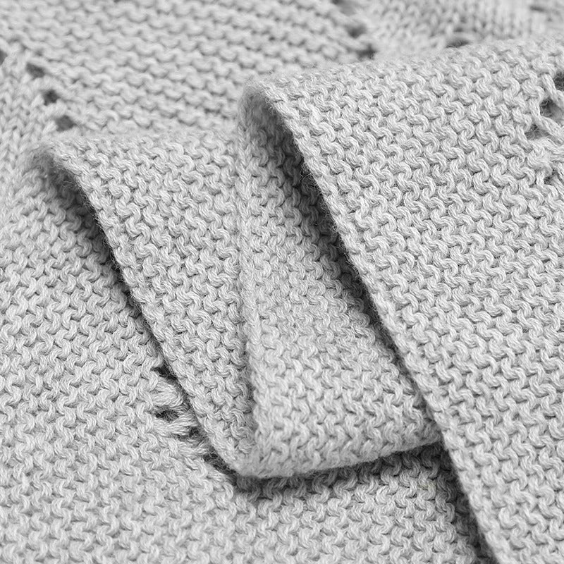 Couverture mi-saison motifs coeurs