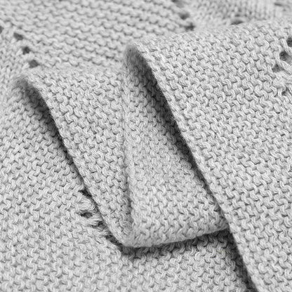 Couverture mi-saison motifs coeurs